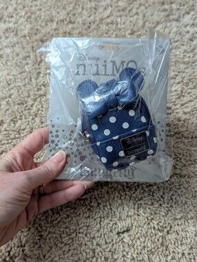 Disney nuiMOs Loungefly Navy Blue Minnie Mouse Polka Dot Mini Backpack